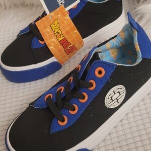 Dragon Ball Kids Black & Blue Canvas Sneakers